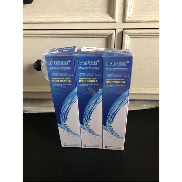 Golden IcePure RWF0500A Replacement Refrigerator Filters Brand New 3PK - Picture 1 of 5